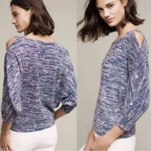 Postmark by Anthropologie Malu Cold Shoulder Sweater Size Small